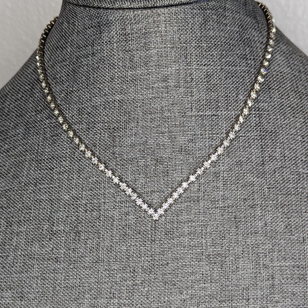 2 Rhinestone Necklaces - Picture 5 of 12